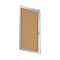 Azar Displays Medium Enclosed Cork Bulletin Board w/ Lock & Key 300232 - alternate 1